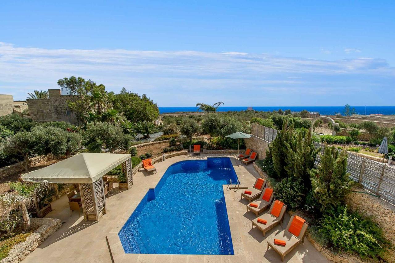 The Almonds Luxury Villa San Lawrenz Exterior foto